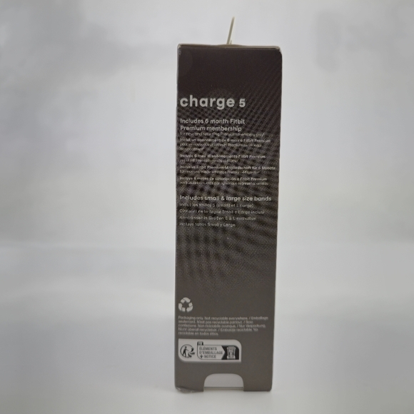 Fitbit Charge 5 by Google Fitness Health Tracker Black Brand New Sealed in Box - Picture 3 of 8